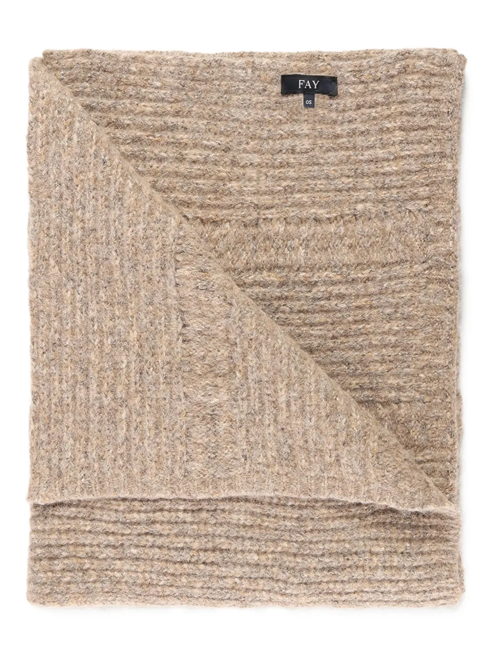 Fay Geribbelde sjaal - Beige