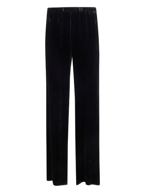 Antonelli velvet-effect trousers