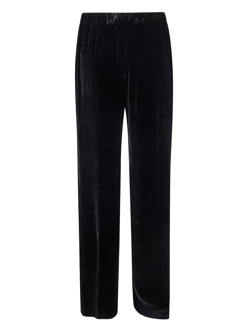 Antonelli Velvet-effect Trousers In Black