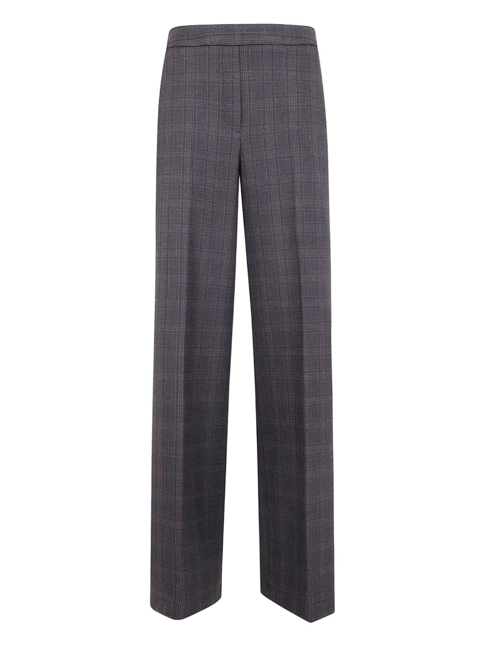 Paul Smith Checked Trousers In Gray