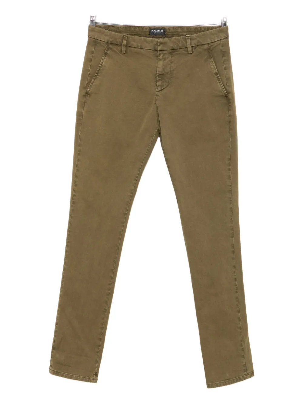 DONDUP Gaubert flat-front chinos - Verde