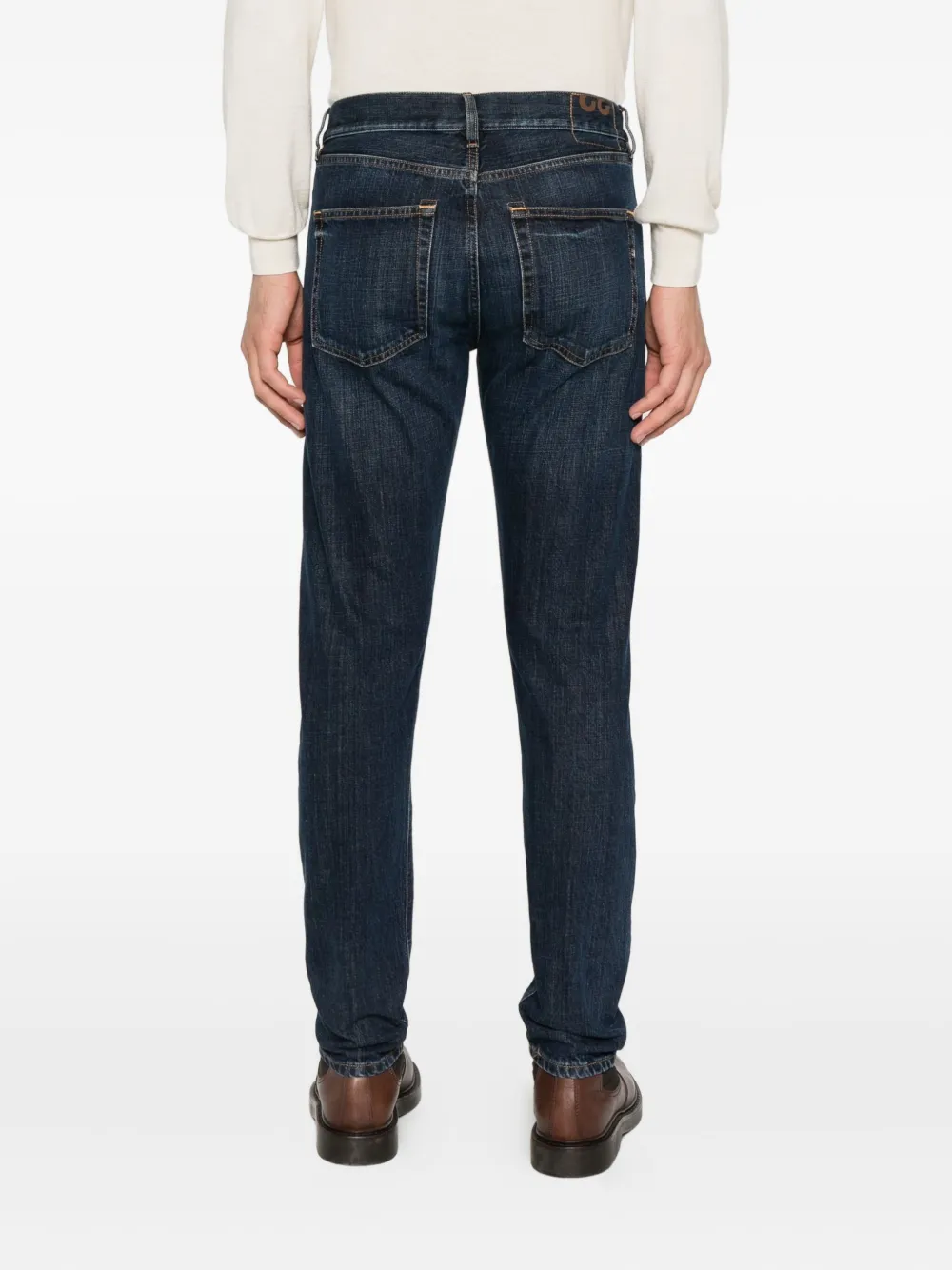 DONDUP Jeans met knopen Blauw