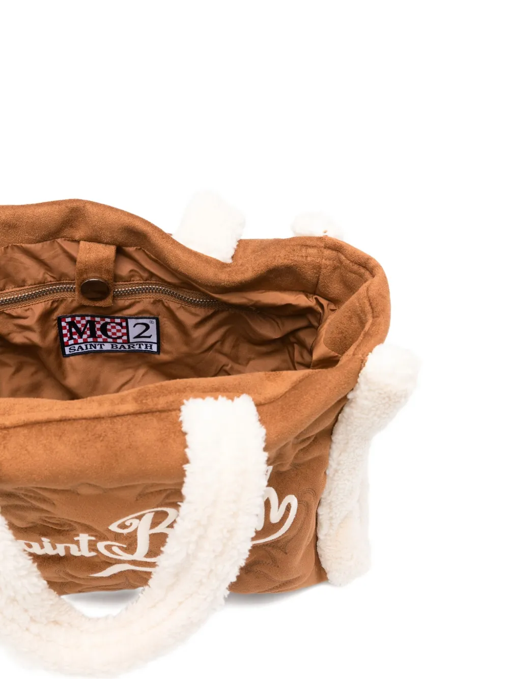Mc2 Saint Barth Vanity Tote Bag In Brown