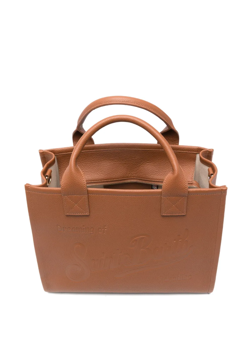 Mc2 Saint Barth Large Vanity Tote Bag In Neutral