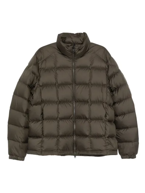 Moncler Eglise square-quilted hooded down jacket