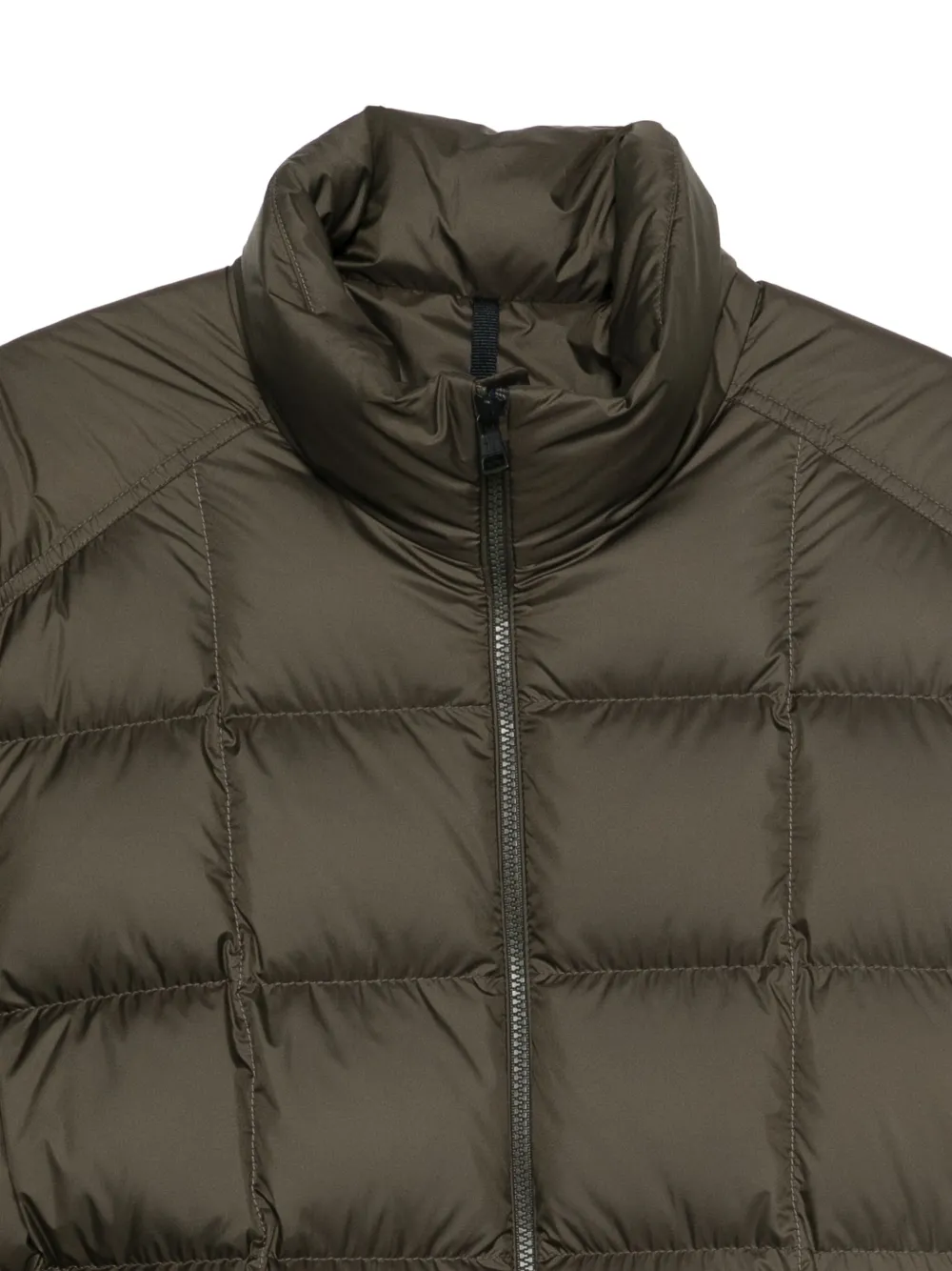 Moncler Eglise gewatteerd donsjack met capuchon Groen