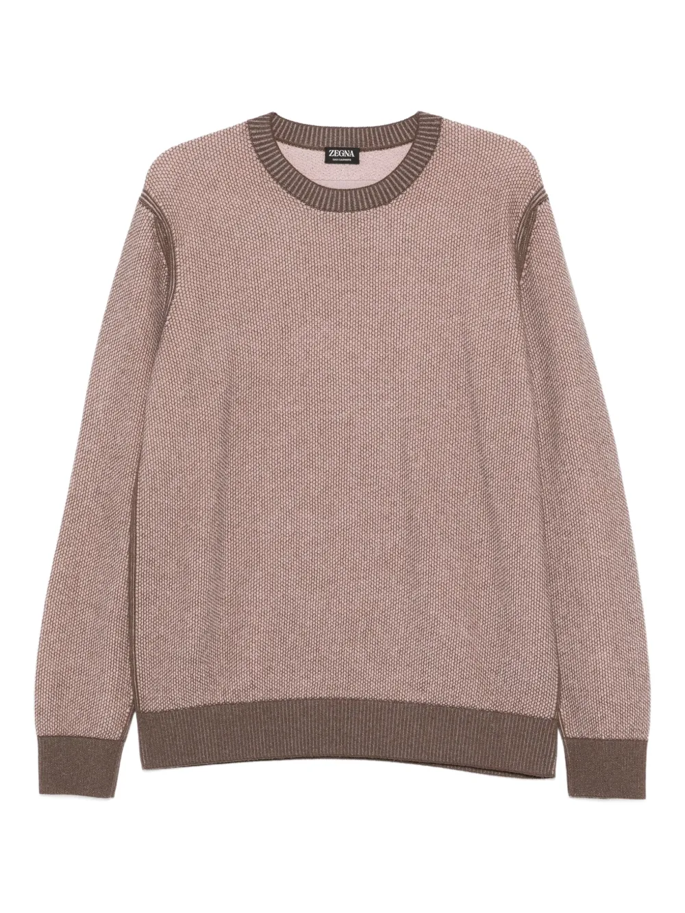 Zegna suéter de cachemira con cuello redondo | rosado | Image 1