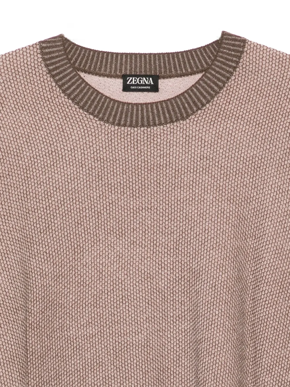 Zegna Kasjmier trui met ronde hals Roze