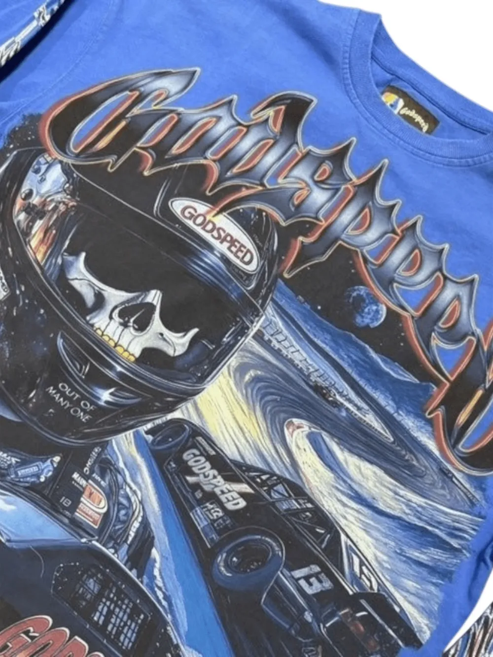 Godspeed Long-sleeve T-shirt In Blue