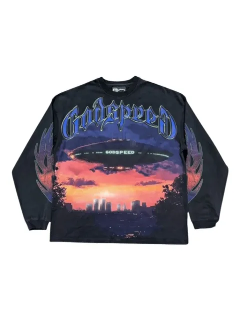 GODSPEED  graphic long-sleeve t-shirt