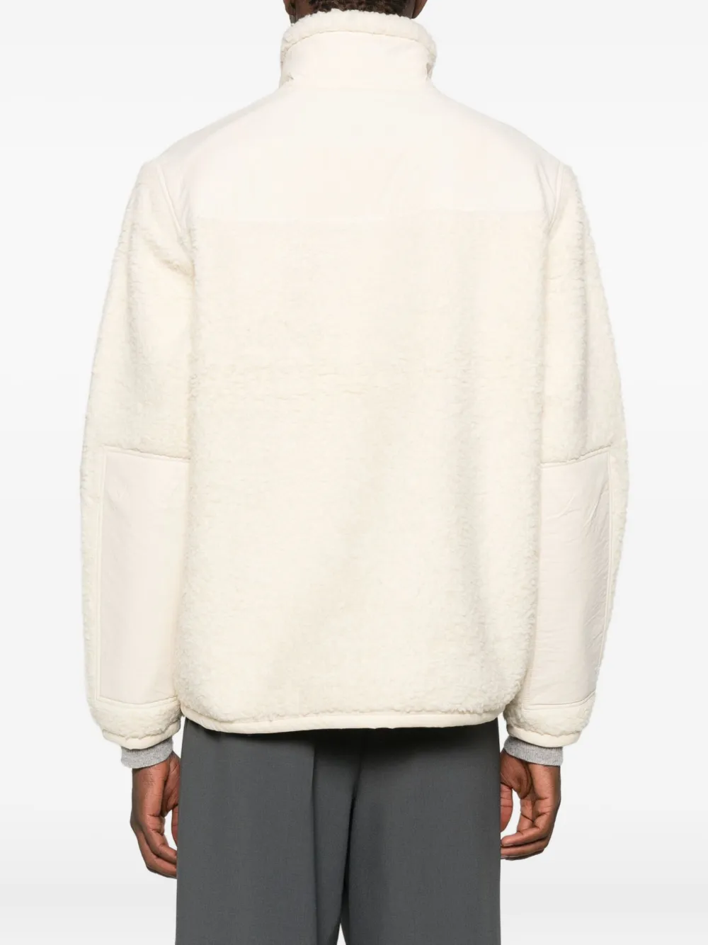 Polo Ralph Lauren Hybrid Half-zip Jacket In White