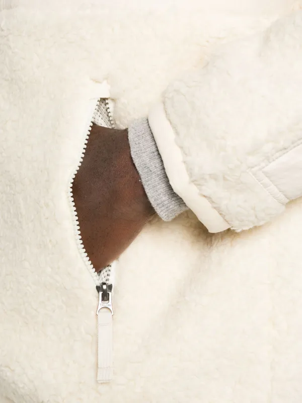 Polo Ralph Lauren Hybrid half-zip Jacket | White | FARFETCH