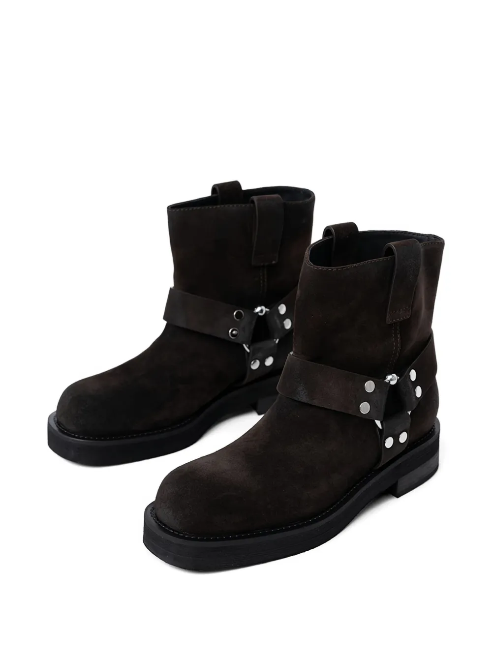 3juin Demi Oil suède laarzen Bruin