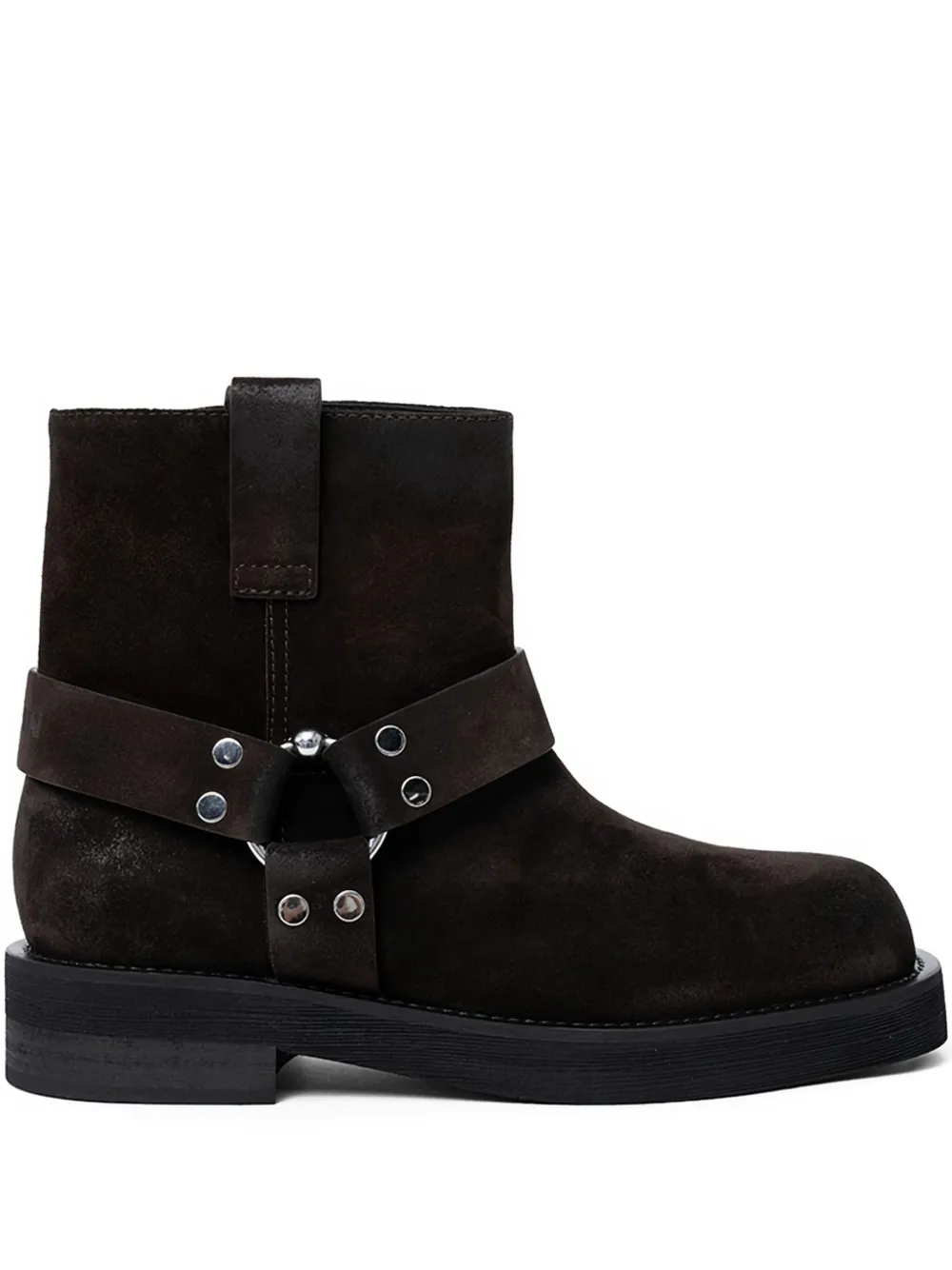 3juin Demi Oil Suede Boots In Brown