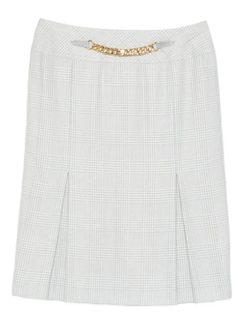 Celine Pre-Owned wool checked skirt