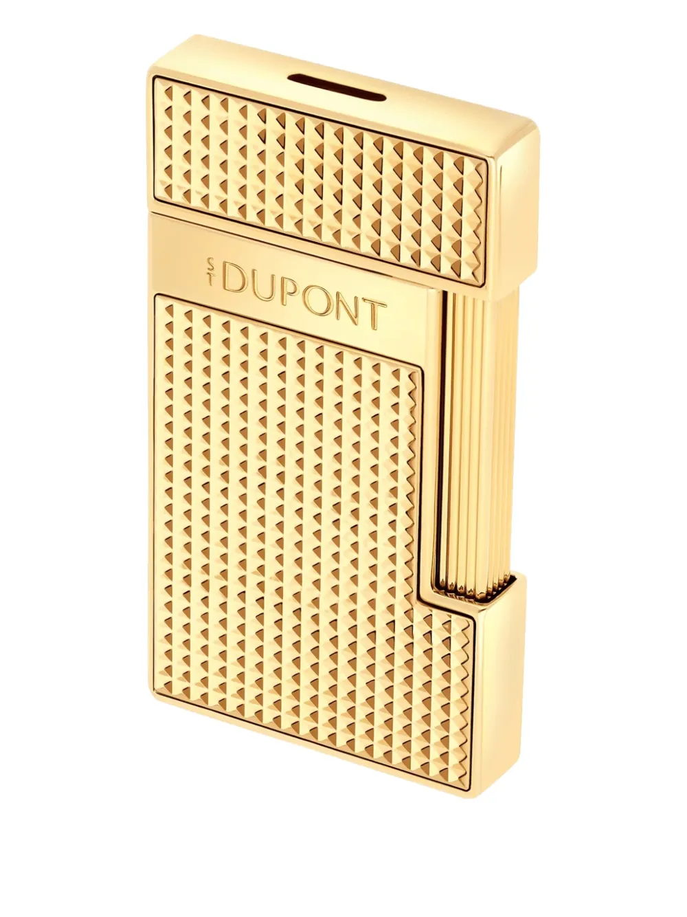 St Dupont Slimmy Diamond-head Lighter (6.7cm X 3.7cm) In Gold