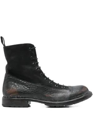 Officine Creative Ikonic 001 レースアップ ブーツ | ブラック