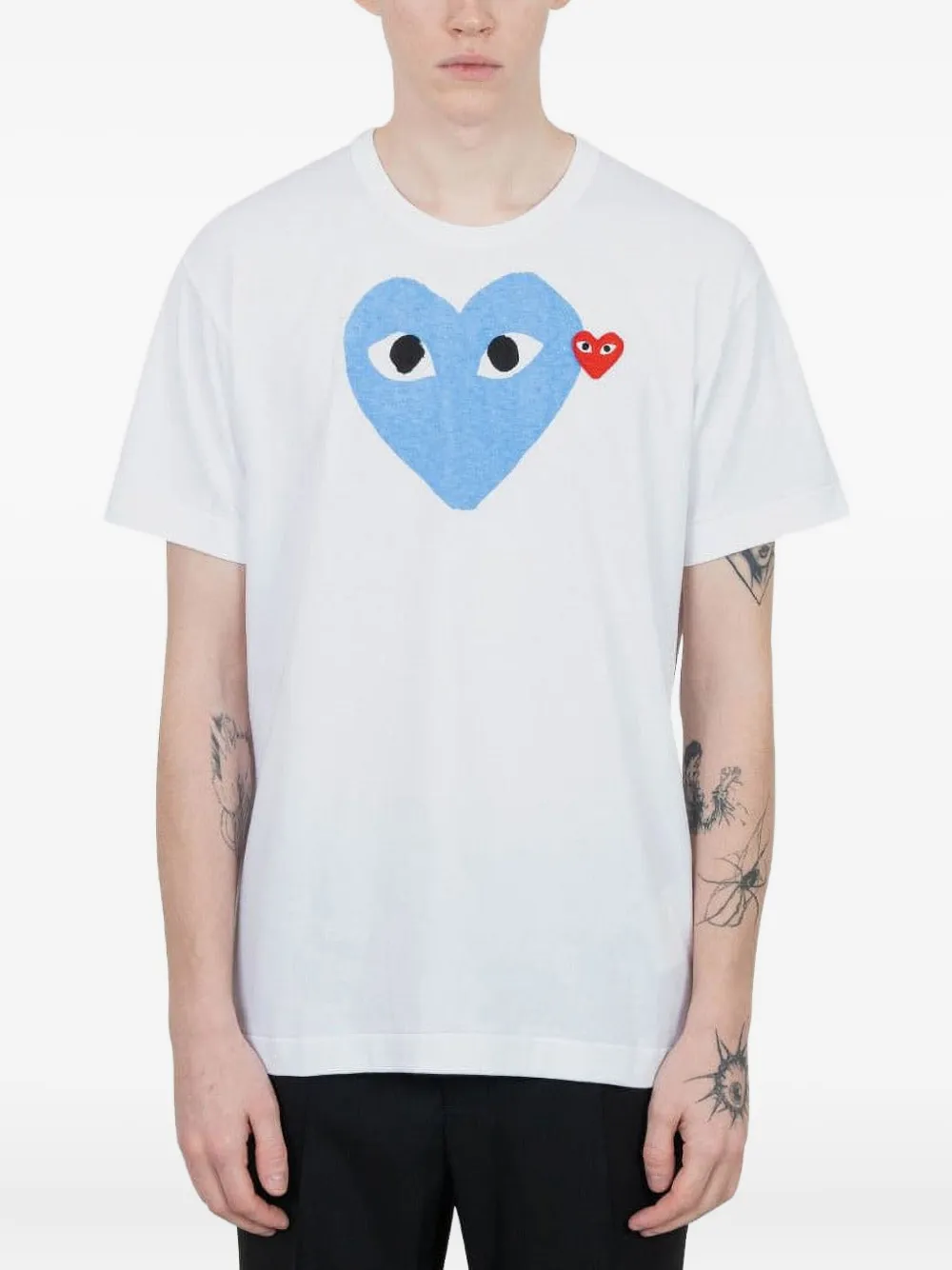 Comme des Garçons Homme cotton T-shirt | White | Image 1