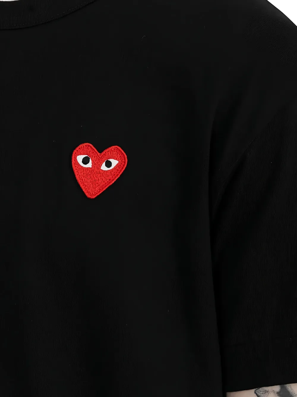 Comme des Garçons Homme Katoenen T-shirt Zwart