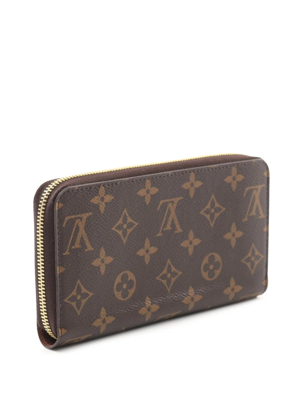 Pre-owned Louis Vuitton 2018 Monogram Zippy Wallet Long Wallets In Brown