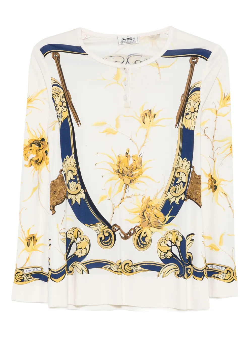 Hermès Pre-Owned blusa de seda 1980 | Image 1