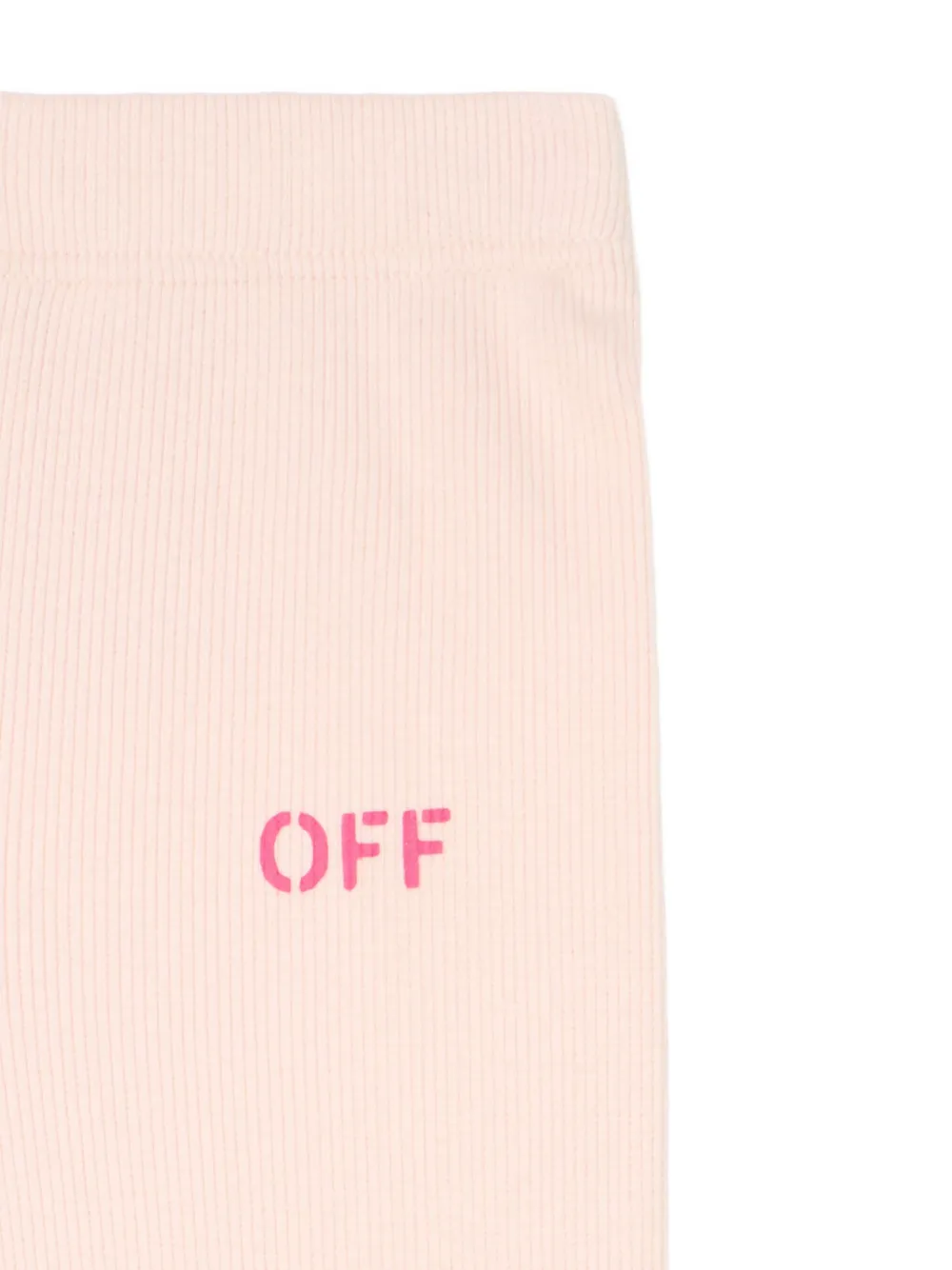 Off-white Baby Girls Off Stamp Leggings In Pink