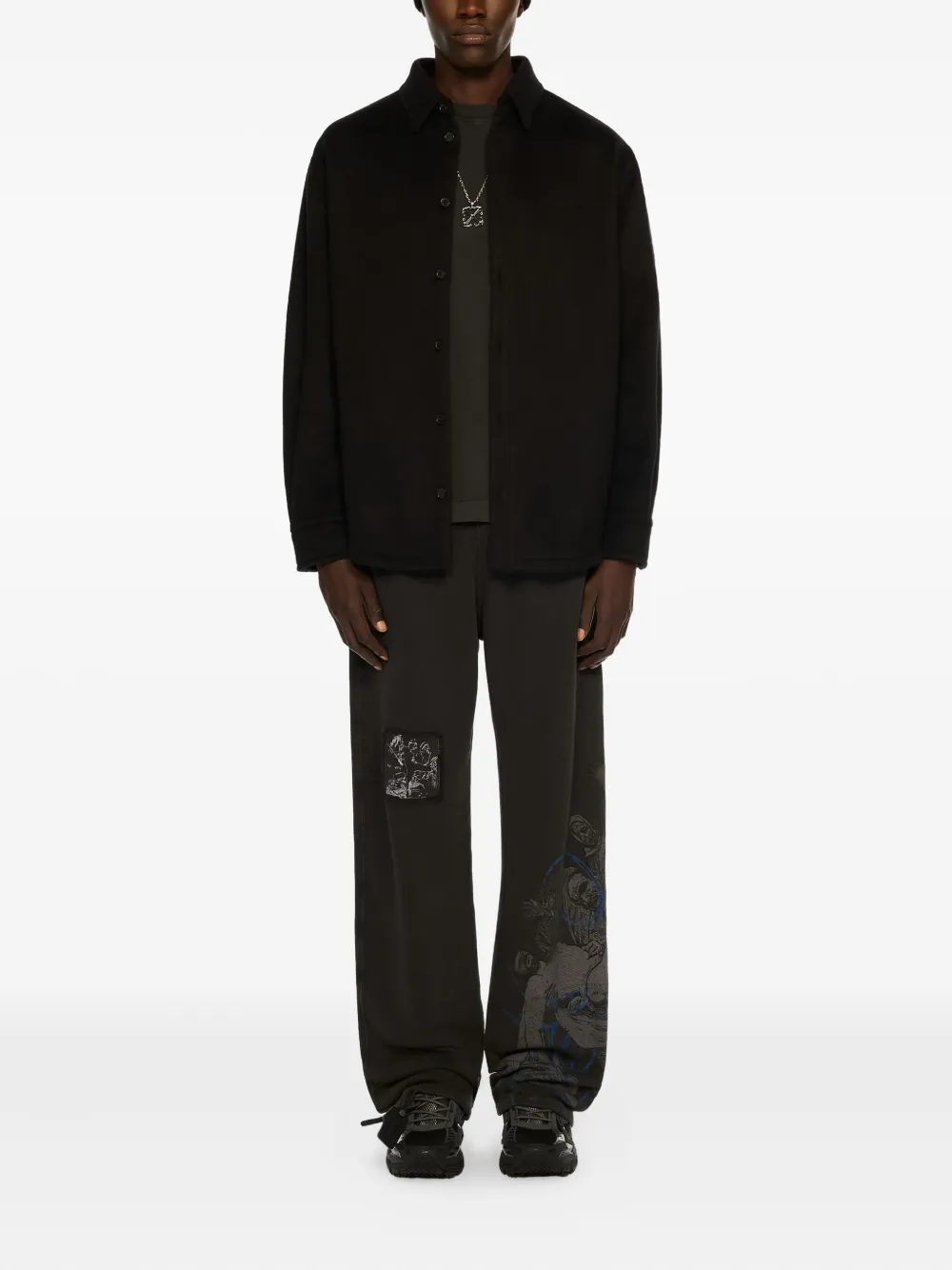 Off-White quote military overshirt | Shirt Jackets | Image 2