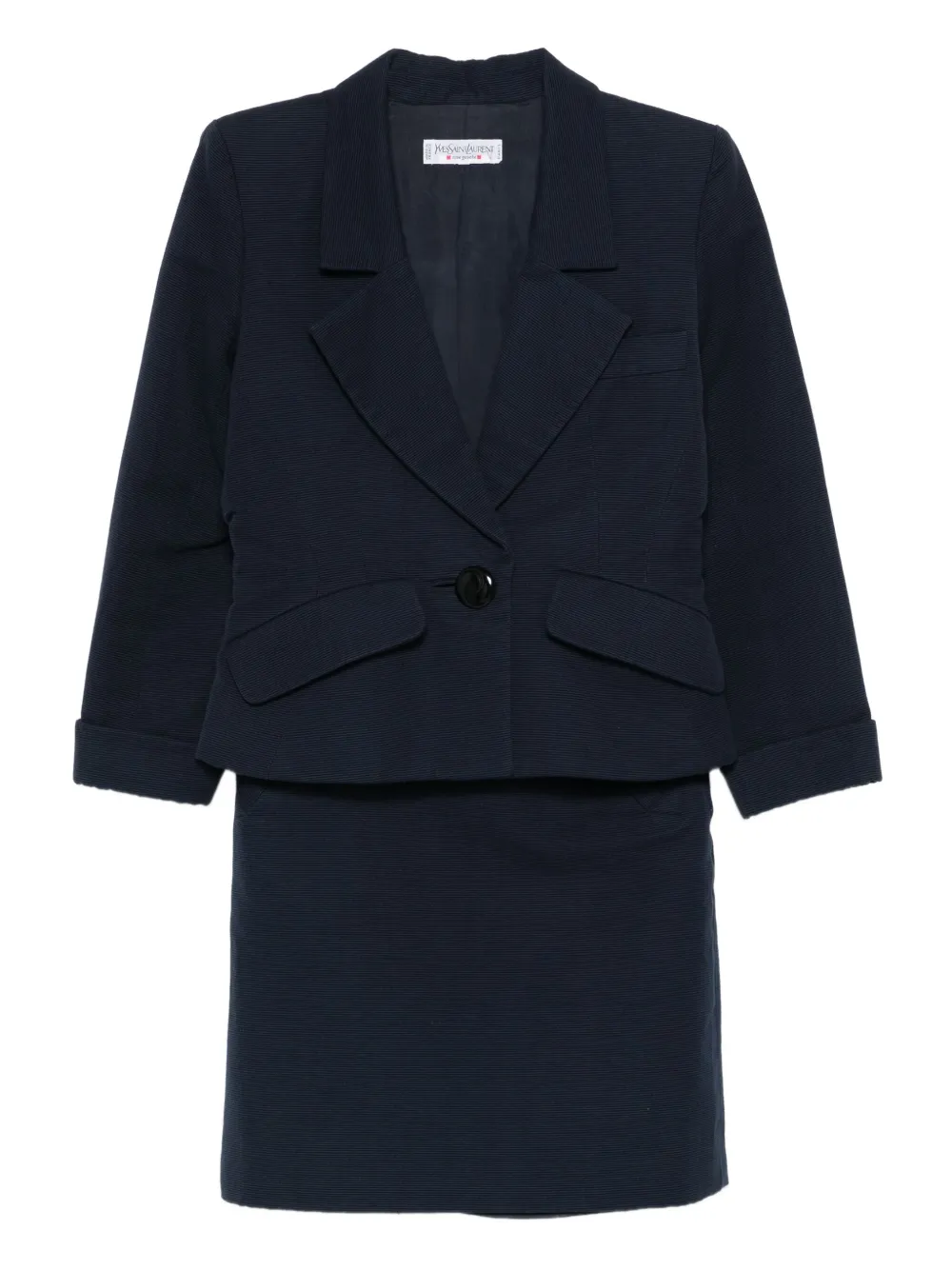 Pre-owned Saint Laurent 1990s Single-breasted Suit In Blue