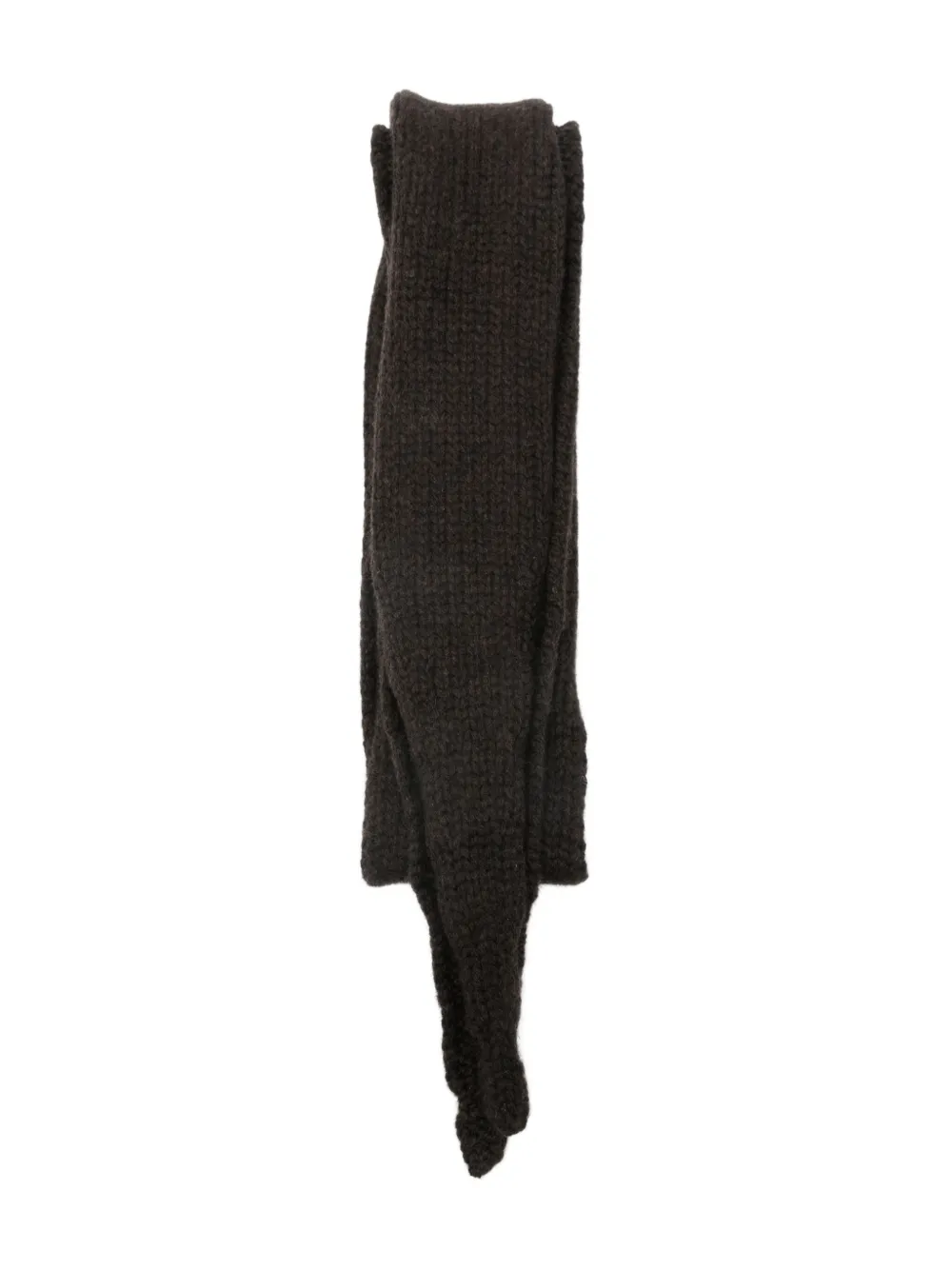 Studio Nicholson Gestrickter Schal | Braun | Image 1