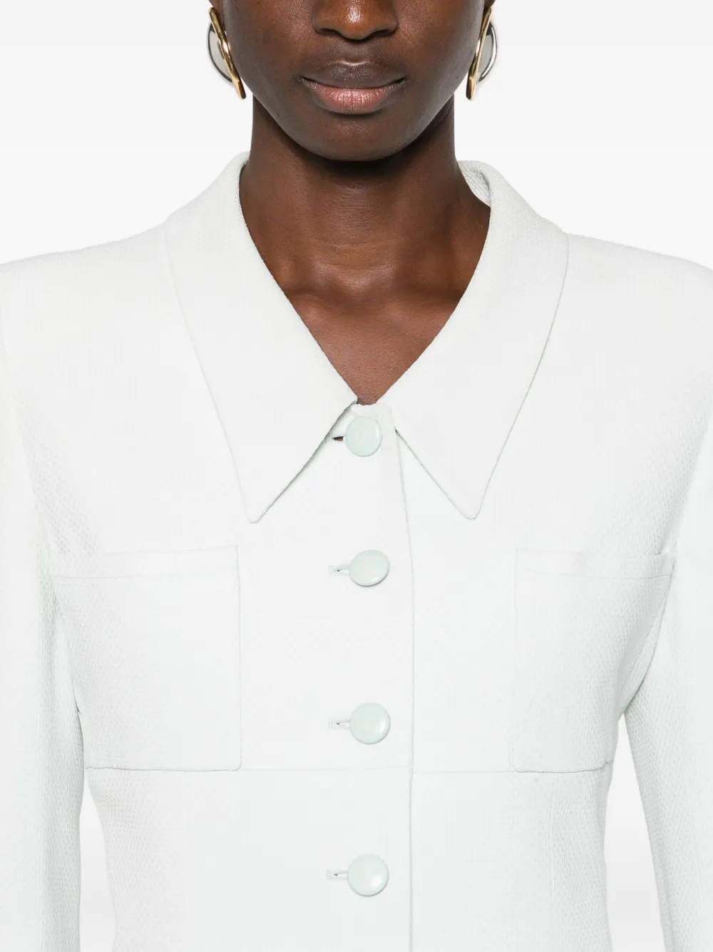 Pre-owned Chanel 1998 Croisiere Suit In Blue
