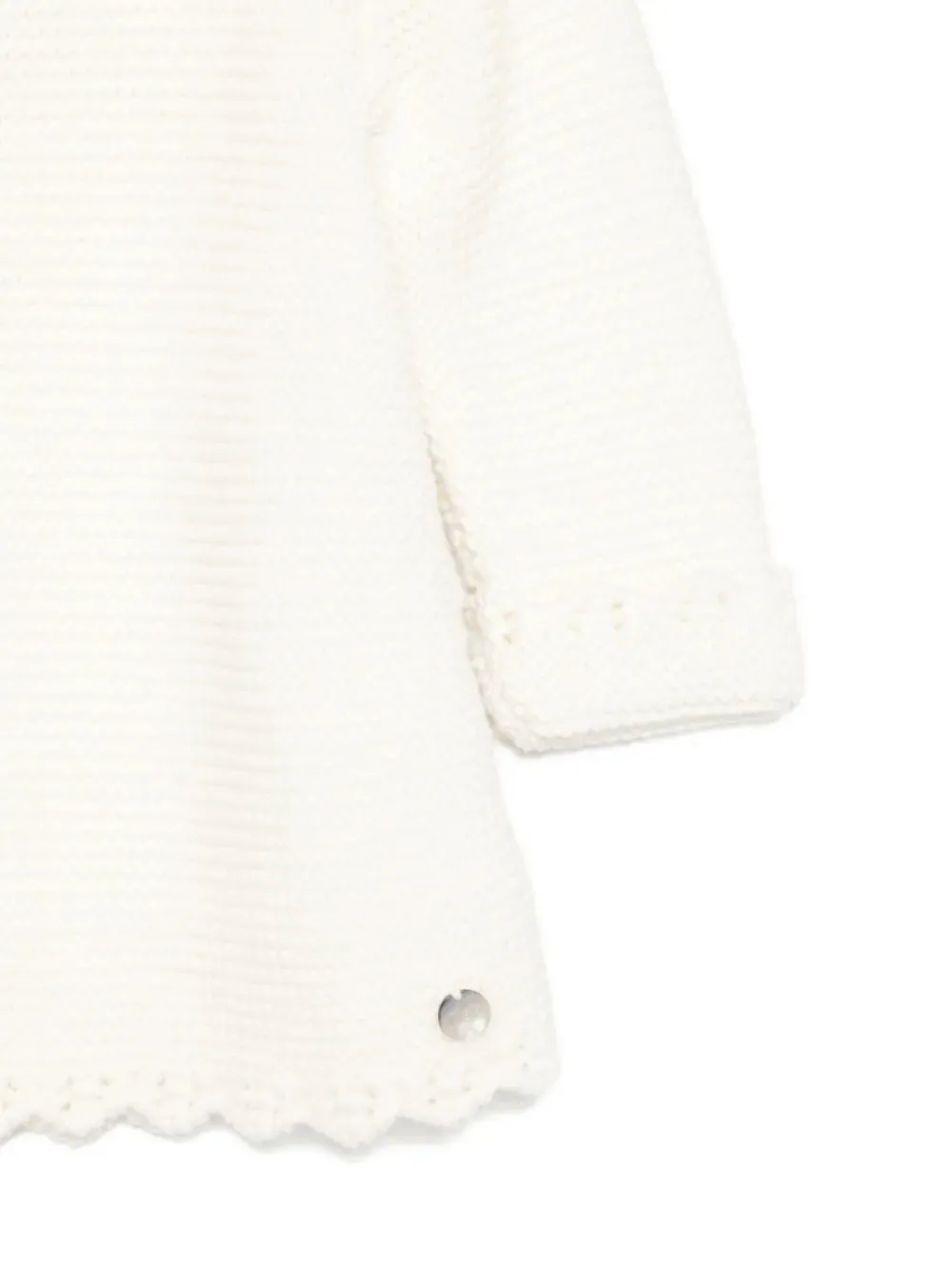 Paz Rodriguez Gebreid vest met gehaakte kraag Beige