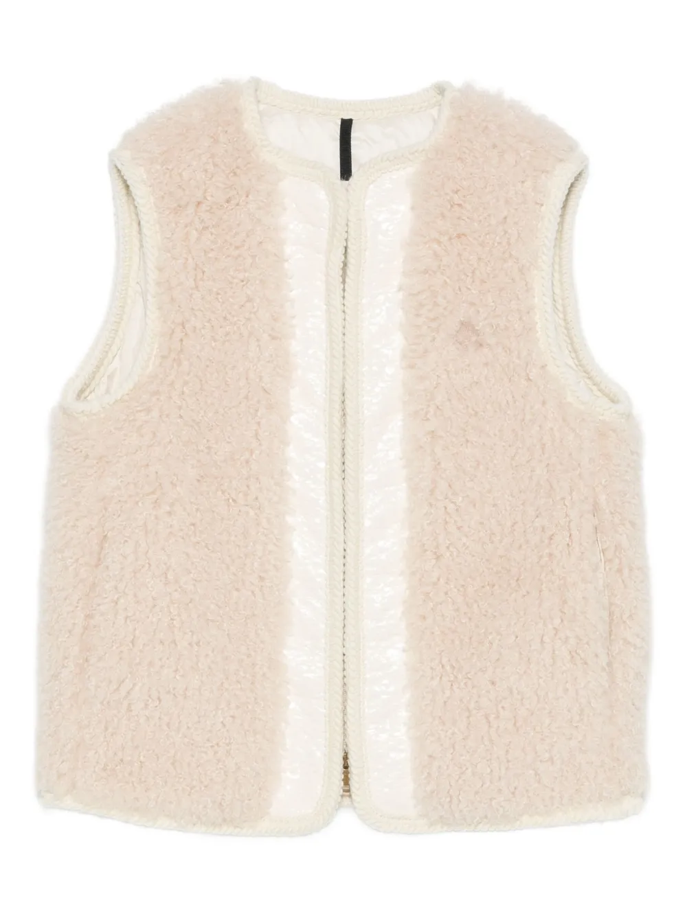 Moncler zip-up sleeveless jacket | Neutrals | Image 1