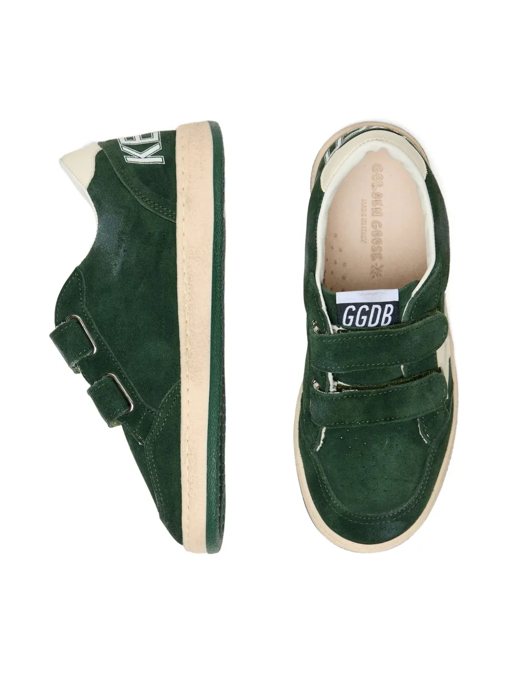 Golden Goose Kids Star Ball sneakers met band Groen