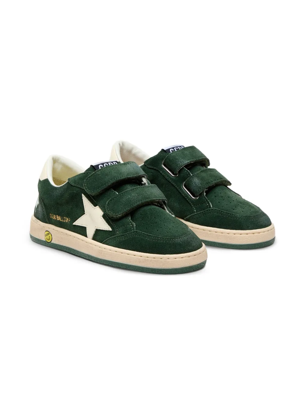Golden Goose Kids Star Ball sneakers met band Groen