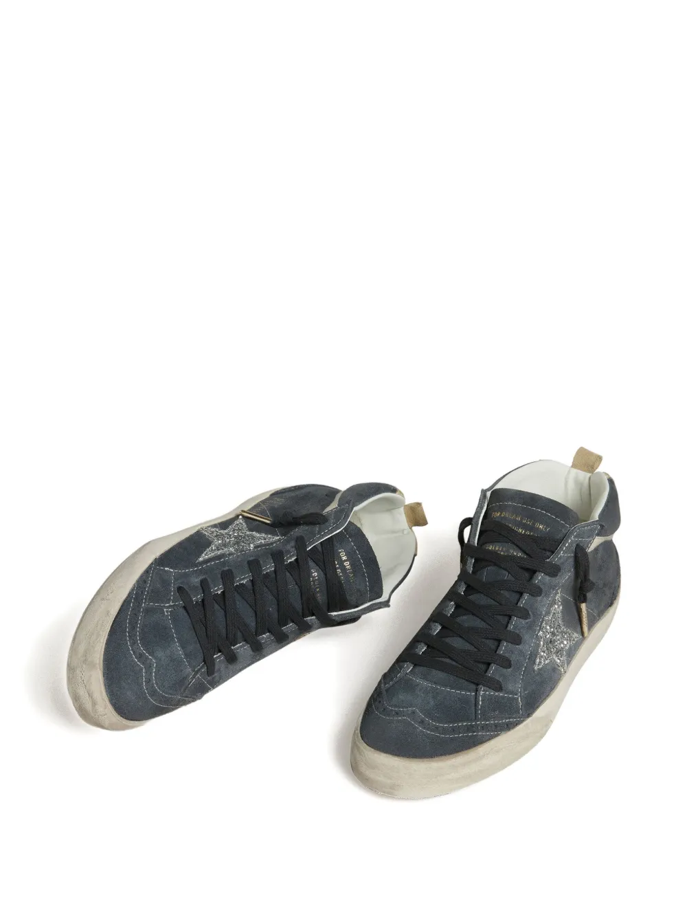 Golden Goose Mid Star Sneakers In Gray