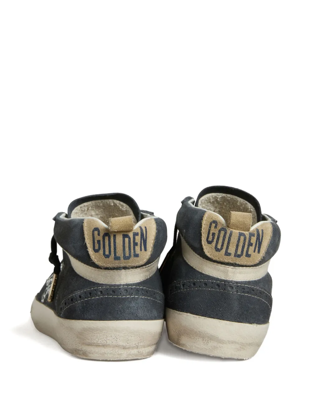 Golden Goose Mid Star Sneakers In Gray