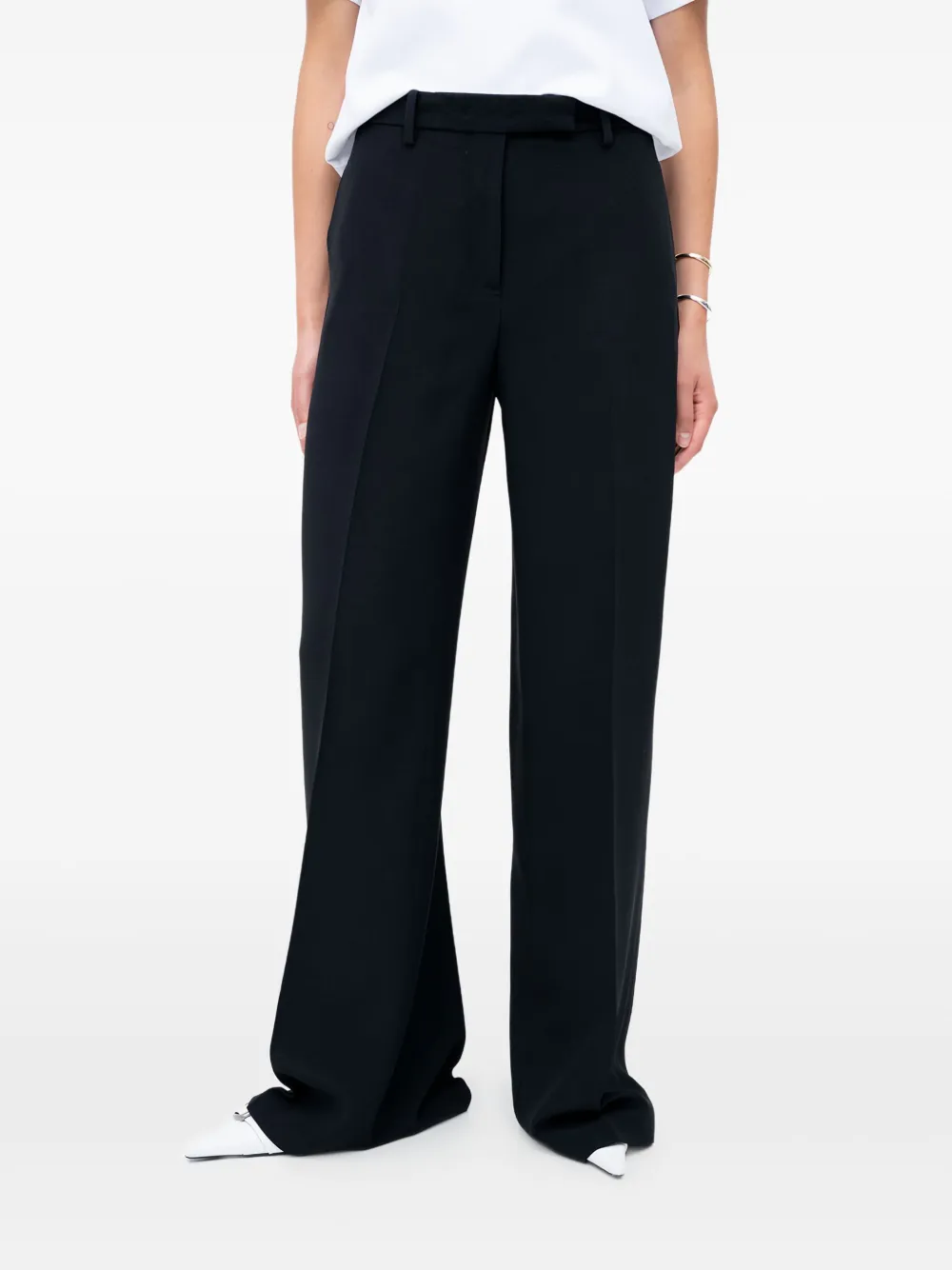 Nº21 back-pocket trousers - Nero