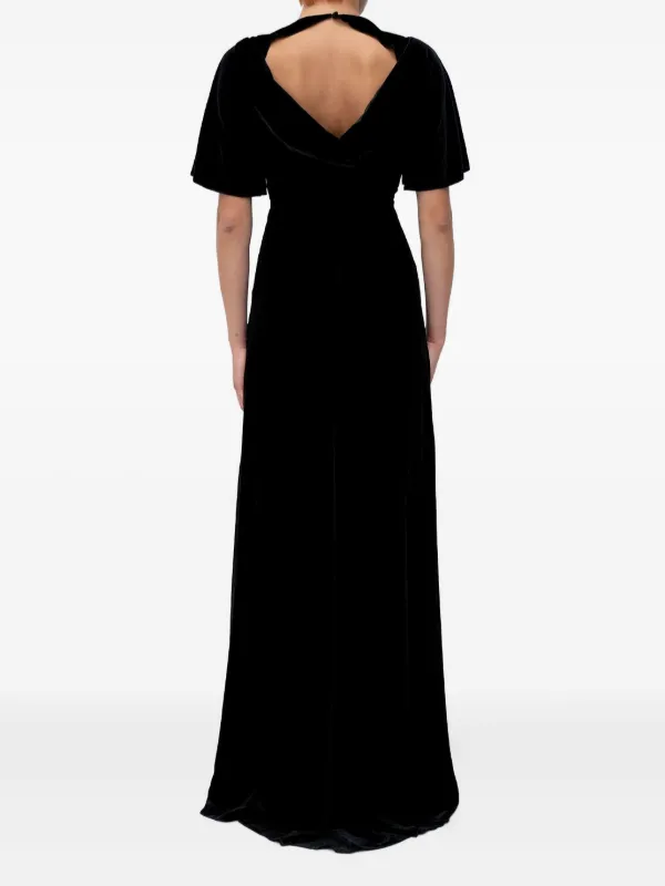 N21 open-back Maxi Dress | Black | FARFETCH N21 open-back Maxi Dress | Black | FARFETCH