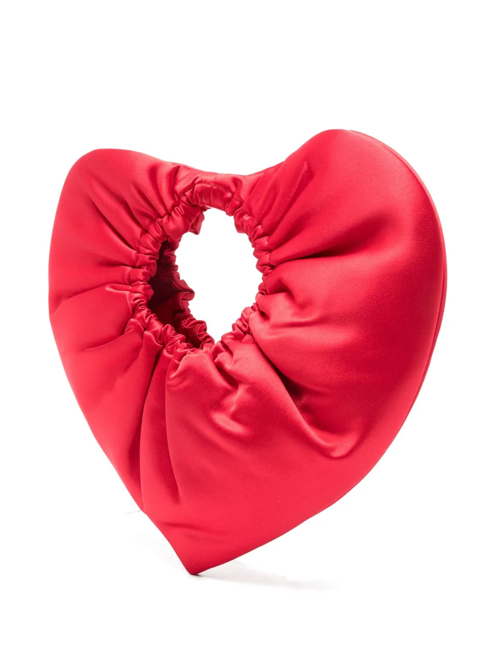 Vivetta Heart-shaped Tote Bag In Red