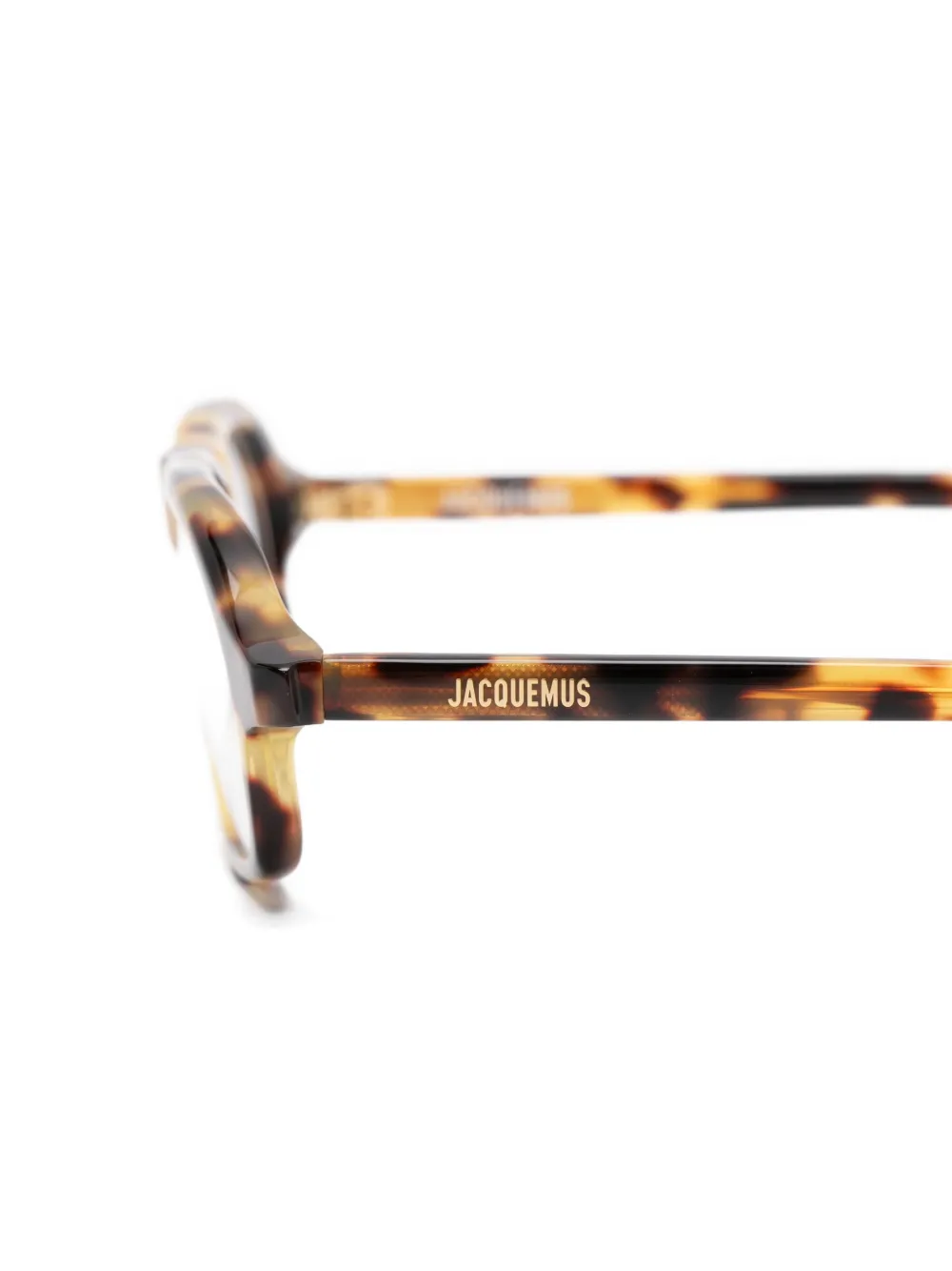 Jacquemus Bécane bril met piloten montuur Bruin