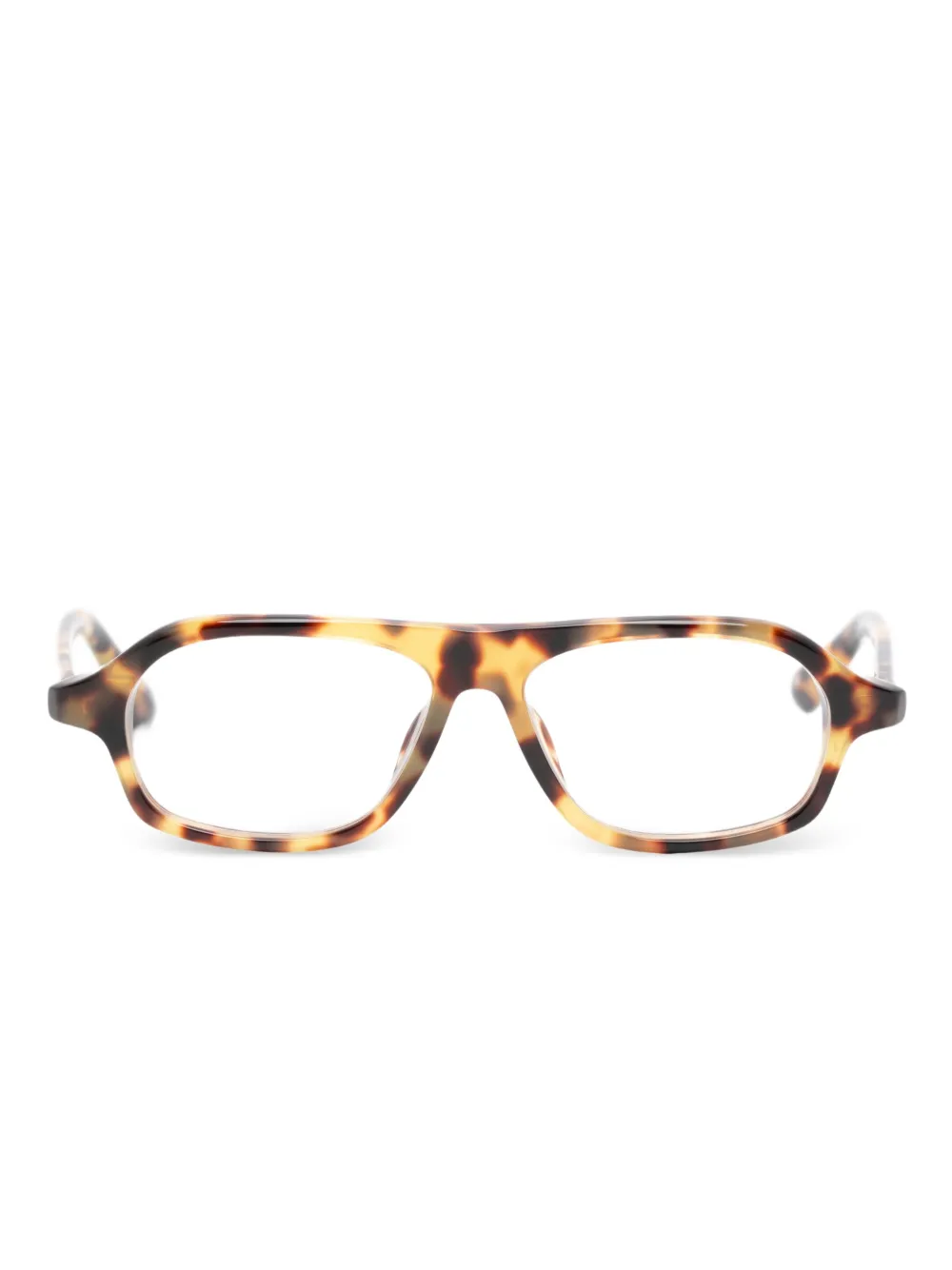 Jacquemus Bécane pilot-frame glasses | Brown | Image 1