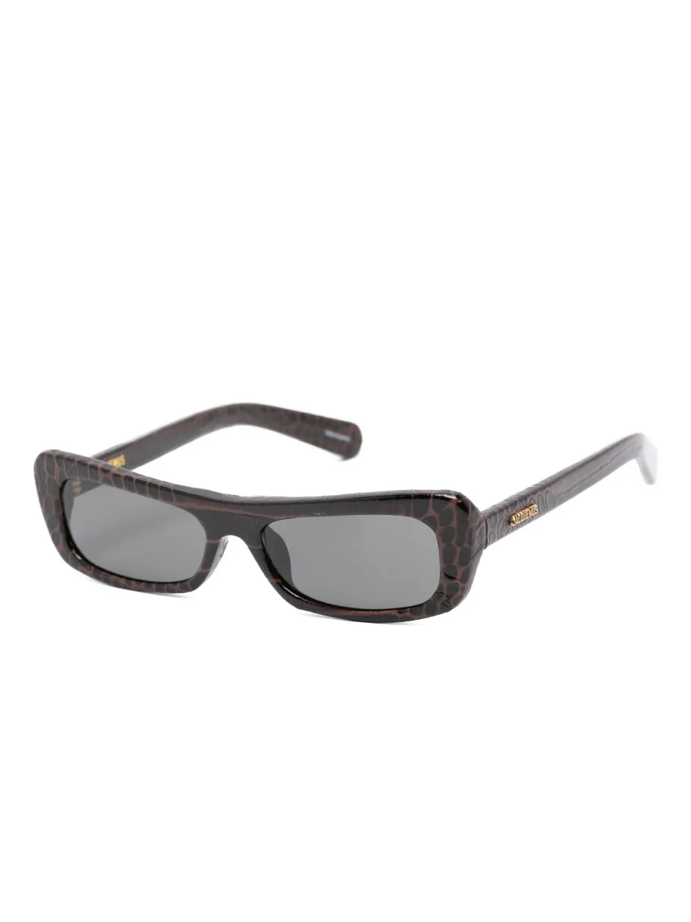 Jacquemus Capri crocodile-effect sunglasses | Men | Image 2