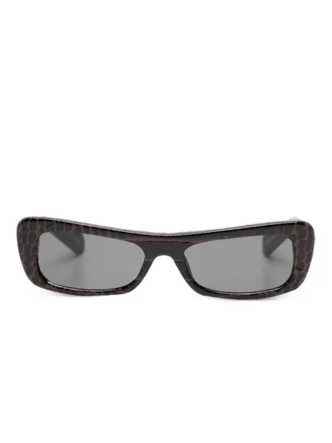 Jacquemus Capri crocodile-effect sunglasses