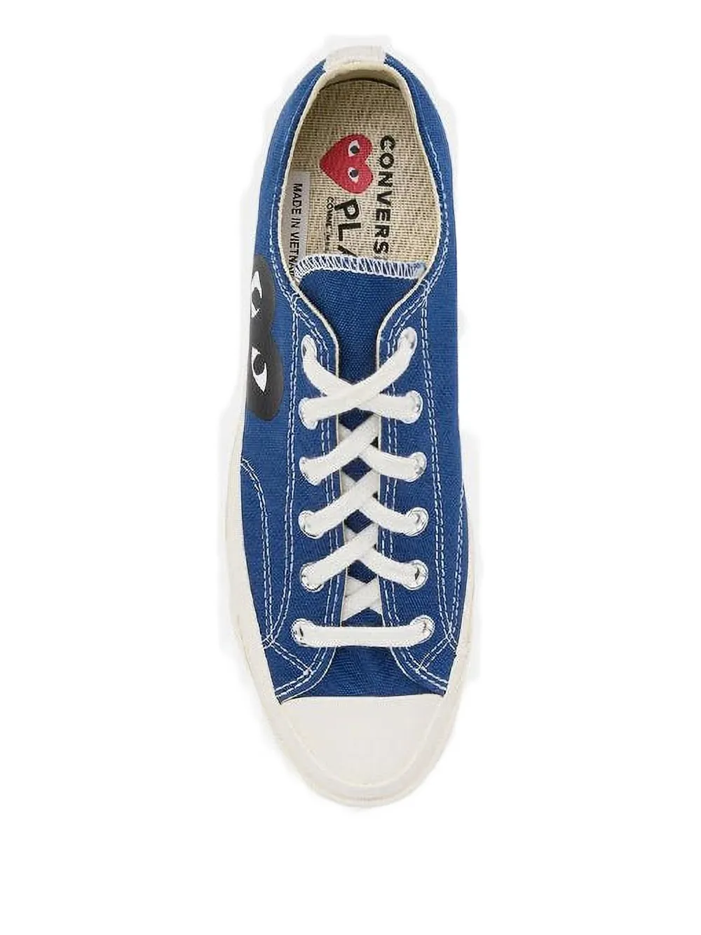Comme Des Garçons Play X Converse Low Chuck 70 Sneaker Unisex In Blue