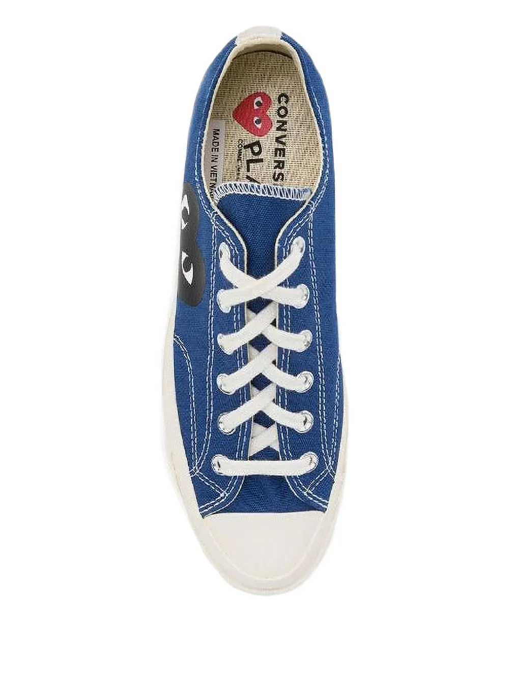 Comme Des Garçons Play x Converse Chuck Taylor sneakers met hartprint Blauw