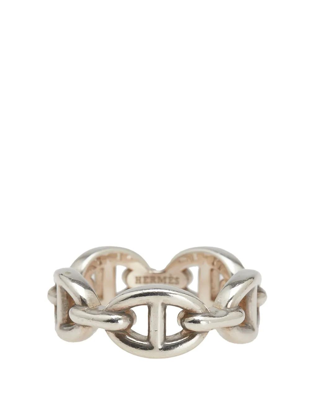 Hermès Pre-Owned 2000-2020 Sterling Silver Chaine d'Ancre Enchainee ring | Silver | Image 1