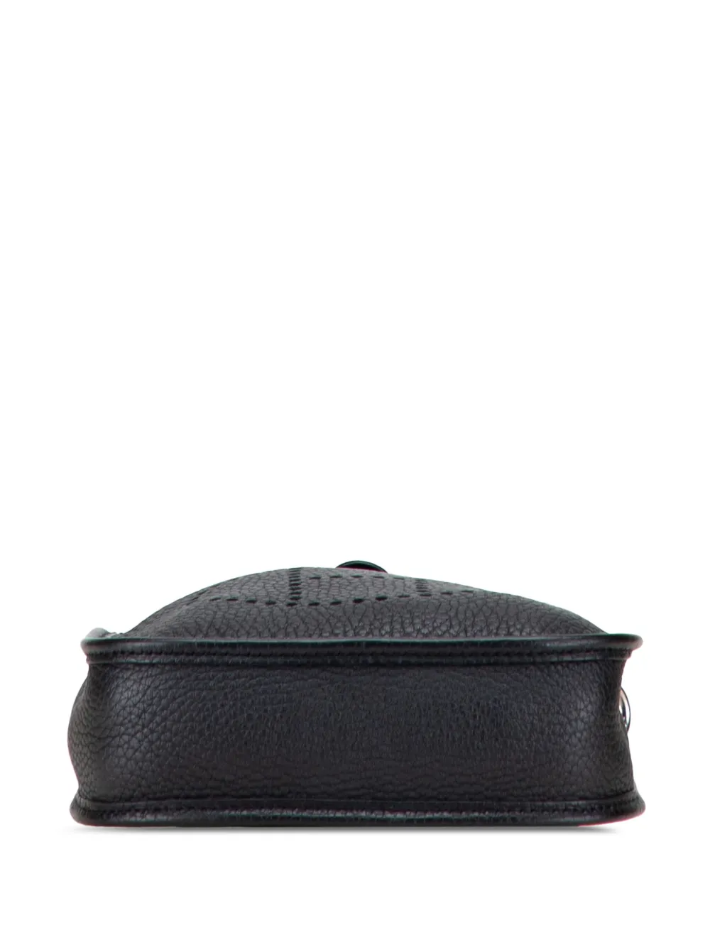 Pre-owned Hermes 2021 Clemence Evelyne Tpm Crossbody Bag In Black