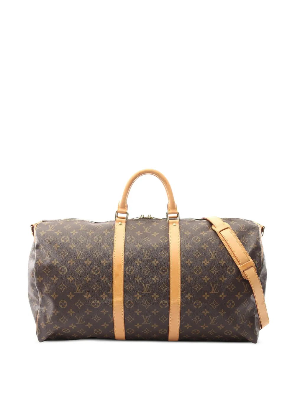 Louis Vuitton Pre-Owned 2003 Monogram Keepall Bandouliere 55 travel bag | Brown | Image 1