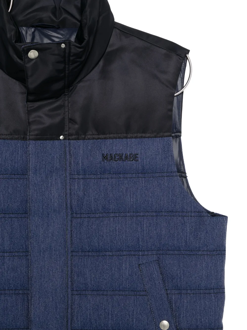 Mackage Insulated Jackets With High Collar And Pockets In Blue