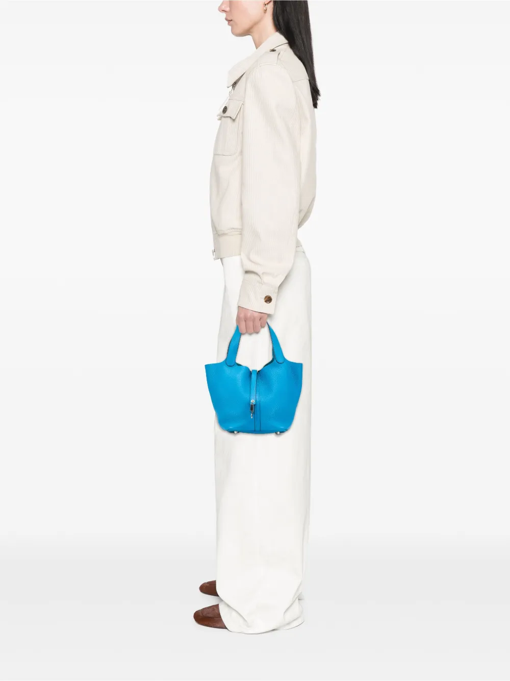 Hermès Pre-Owned 2016 Clemence Picotin Lock 18 handbag | Pre-Owned | Image 2